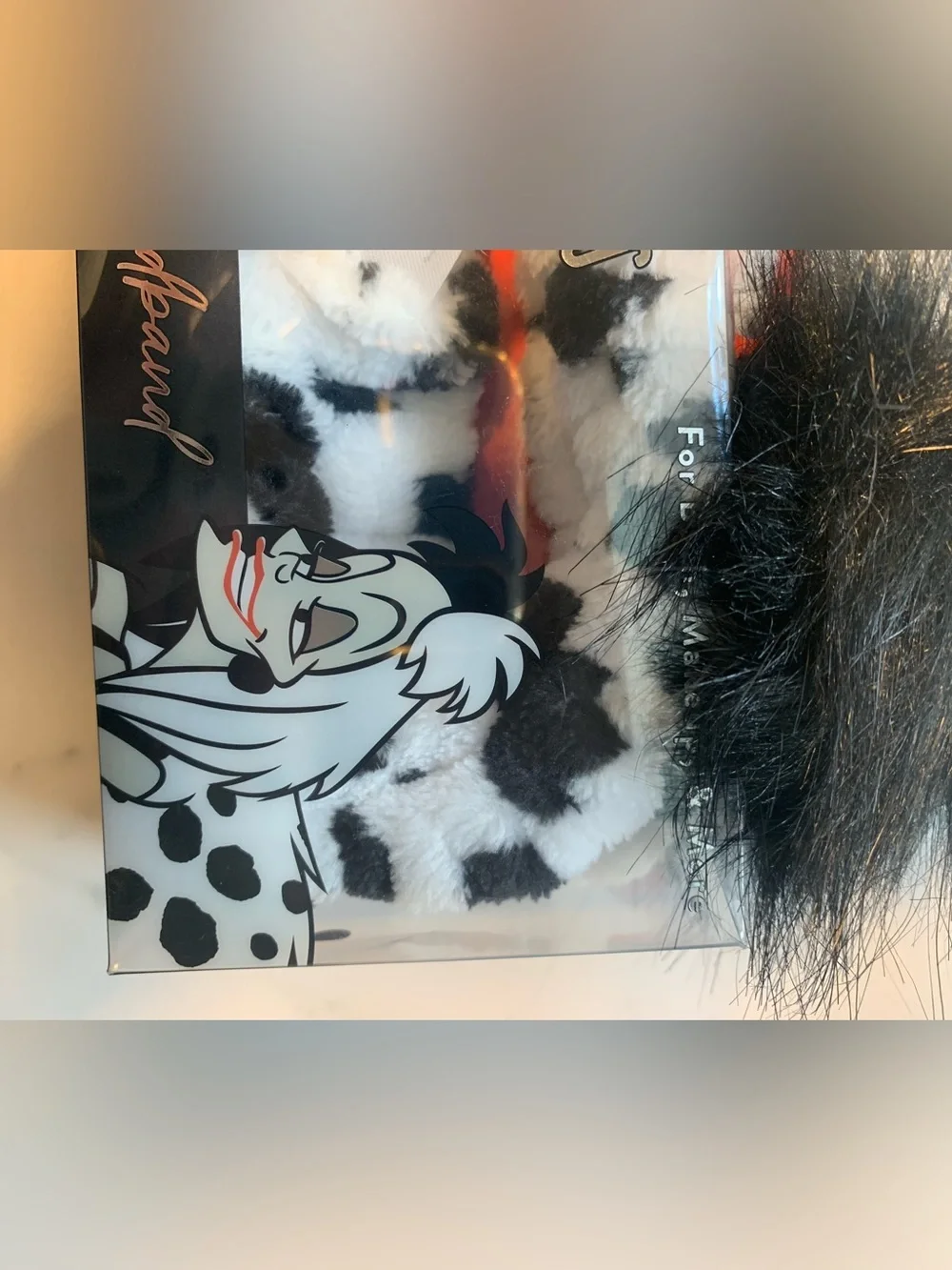 Disney Villains Cruella Plush Spa Headband